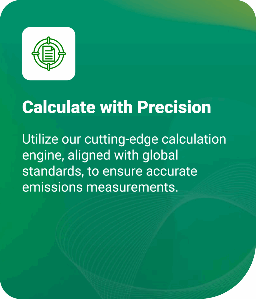 Carbon emissions calculation aligned with global standards