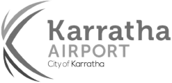 Karratha Airport logo – sustainability and ESG collaboration partner